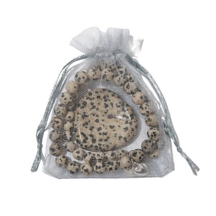 2 x Dalmatian Jaspis ‘Koeien Armband’ – Steun de Boer