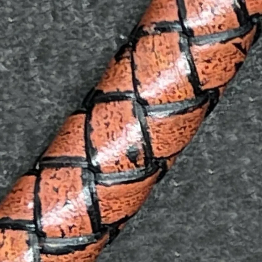 Bruin Rood gevlochten 8mm leer voor armband te maken