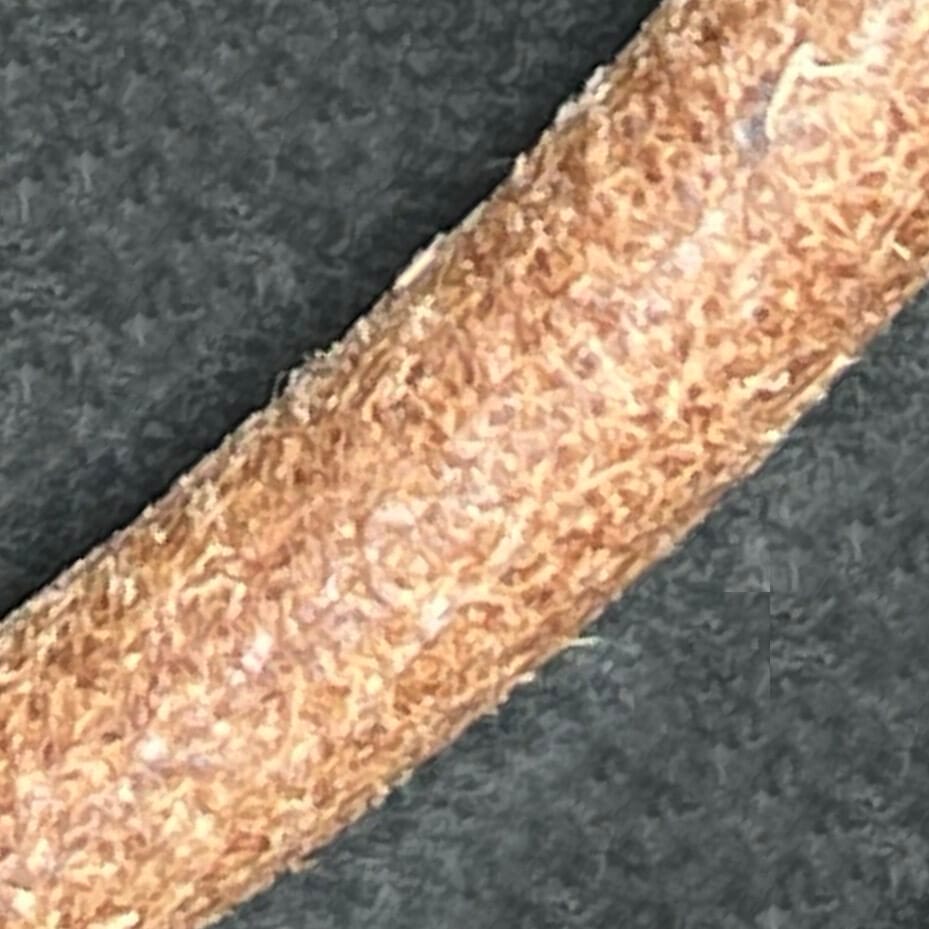 Lichtbruin 8mm leer voor armband te maken