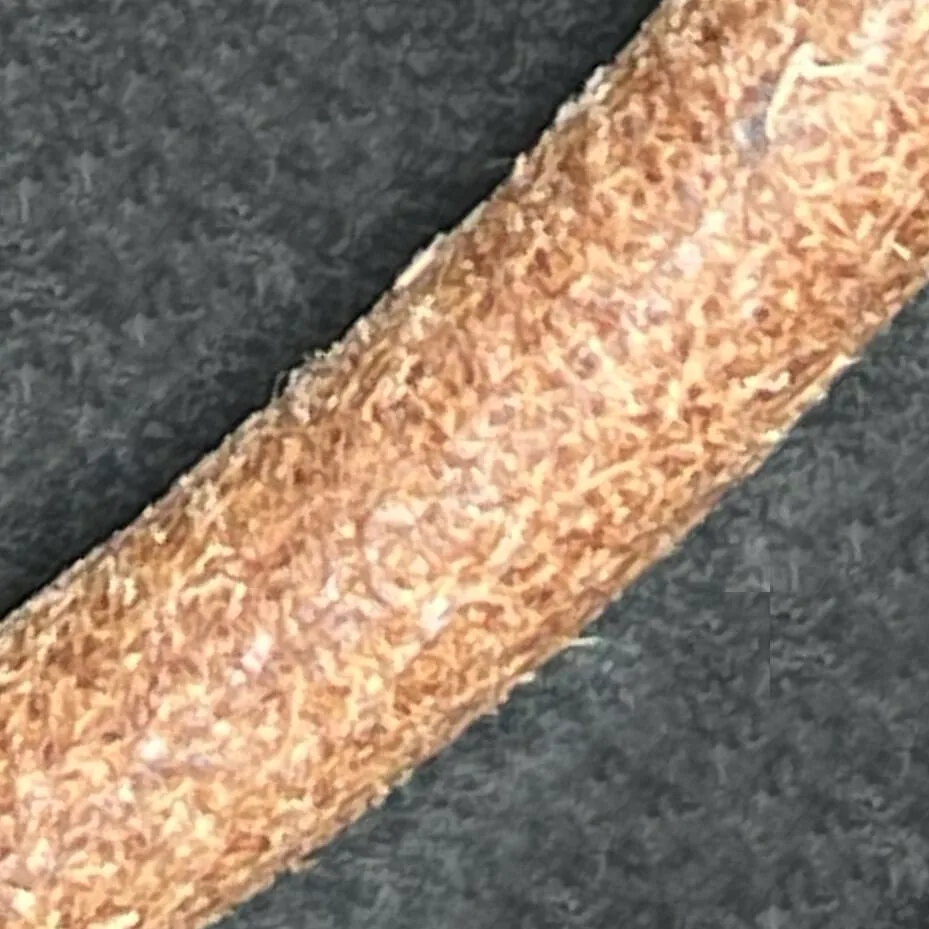 Lichtbruin 8mm leer voor armband te maken