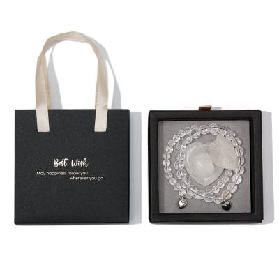 Armbanden Geschenkset Clear Quartz – Bergkristal Edelstenen