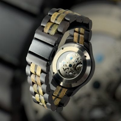 Automatisch Dames Horloge Hout - Emerald Motion™ 2 Automatisch Dames Horloge Hout - Emerald Motion™