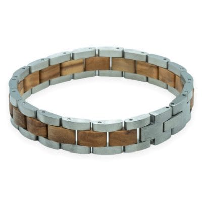 TimberWood Noble – Olijfhouten Schakelarmband - Afbeelding 2