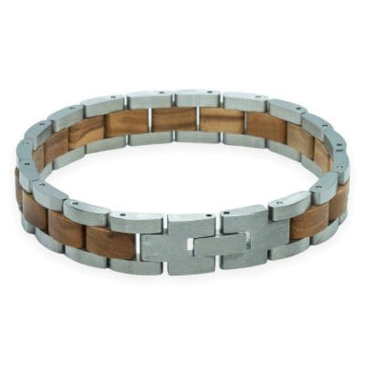 TimberWood Noble – Olijfhouten Schakelarmband - Afbeelding 3