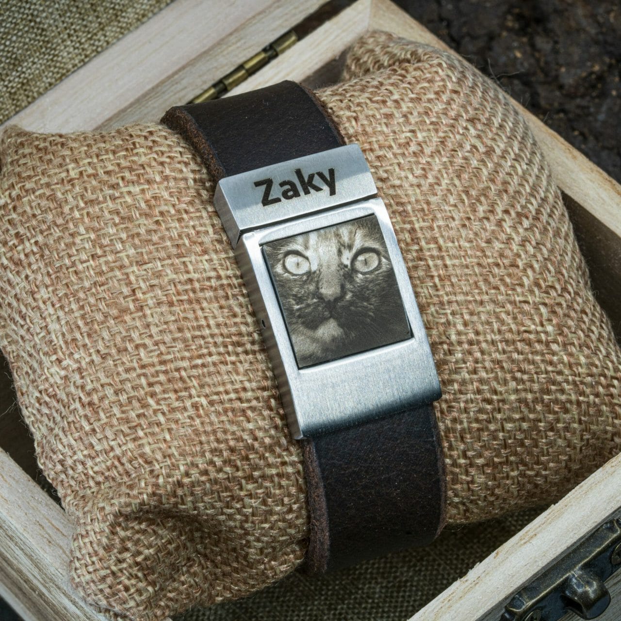 Ontwerp je eigen armband 38 Armband met foto poes of kat op je armband als foto