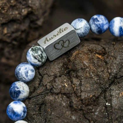 Eigen tekst Kralen armband