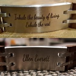 Metal Zebra (TIMBERWOOD) - Houten armband photo review