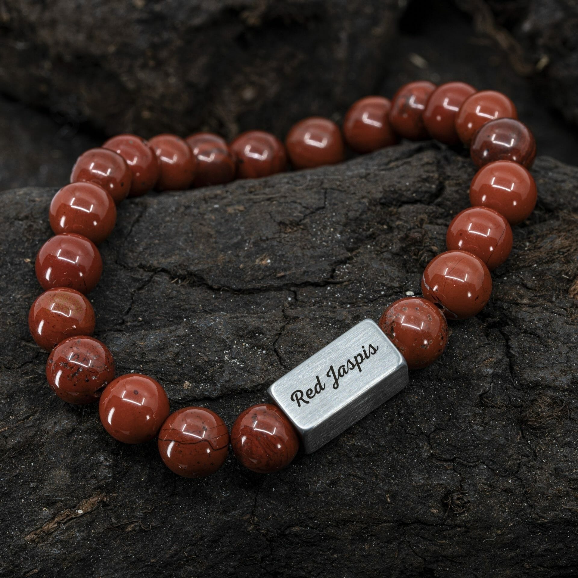 Great Red Dragon - Rode Jasper Kralen armband 1 Great Red Dragon - Jasper – Kralen armband