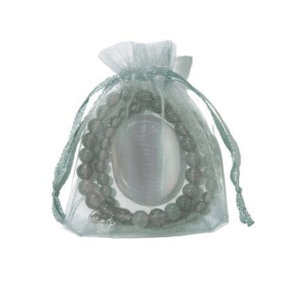 Grijze Agaat Kralen Armbanden Edelsteen Set – Harmonie & Kracht in een Luxe Cadeauverpakking