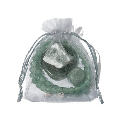 Groene Aventurijn Armbanden en Edelstenen Set