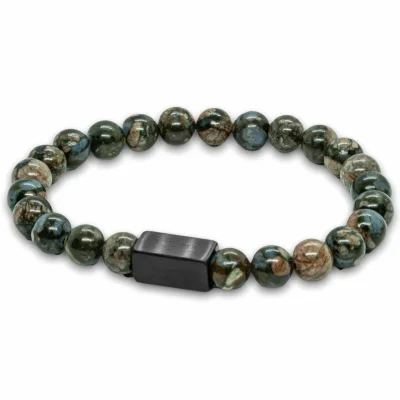 Hades - Zwarte Glaucofaan armband - Kralen 8mm 7 Hades - Zwarte Glaucofaan armband - Kralen 8mm - Afbeelding 7