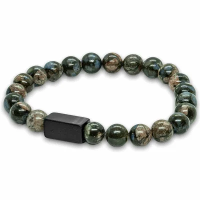 Hades - Zwarte Glaucofaan armband - Kralen 8mm 5 Hades - Zwarte Glaucofaan armband - Kralen 8mm - Afbeelding 5