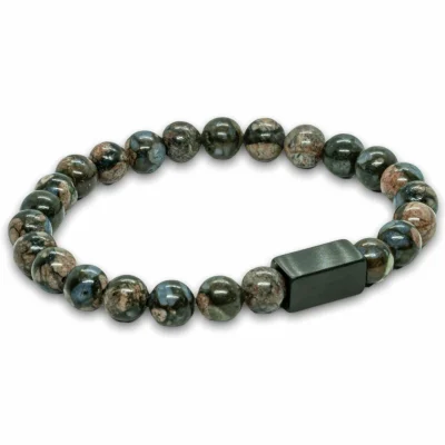 Hades - Zwarte Glaucofaan armband - Kralen 8mm 6 Hades - Zwarte Glaucofaan armband - Kralen 8mm - Afbeelding 6