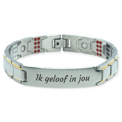 Magneet Armband - 8 Maxneet - Met eigen tekst