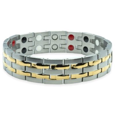 Magneet Armband - De Klassieker - Goudgrijs - Afbeelding 4