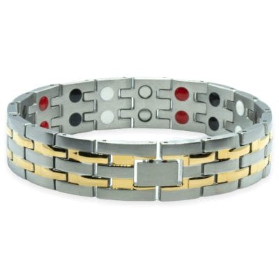 Magneet Armband - De Klassieker - Goudgrijs - Afbeelding 5