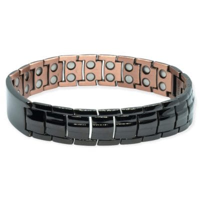 Zwarte Magneet Armband - Flåm + eigen tekst gravure 5 Zwarte Magneet Armband - Flåm + eigen tekst gravure - Afbeelding 5