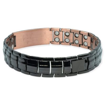 Zwarte Magneet Armband - Flåm + eigen tekst gravure 6 Zwarte Magneet Armband - Flåm + eigen tekst gravure - Afbeelding 6