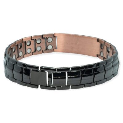 Zwarte Magneet Armband - Flåm + eigen tekst gravure 7 Zwarte Magneet Armband - Flåm + eigen tekst gravure - Afbeelding 7