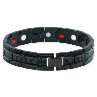 Magneet Armband - The Tiretrack - Zwart 2 Magneet Armband - The Tiretrack - Zwart - Afbeelding 2