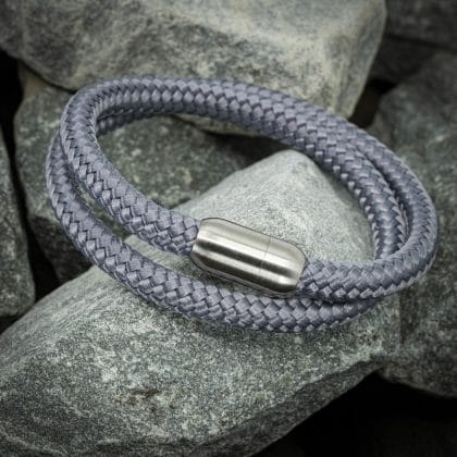Navy™ Armband – Grey Paracord
