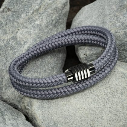 Navy™ Armband – Grijs Paracord