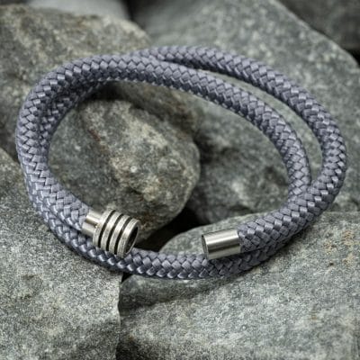 Navy™ Armband – Grijs Touw - Afbeelding 2