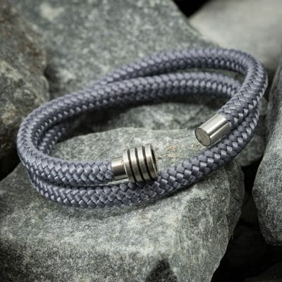 Navy™ Armband – Grijs Touw - Afbeelding 4