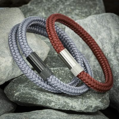 Navy™ Armband – Rood Touw 2 Navy™ Armband –  Rood Touw - Afbeelding 2