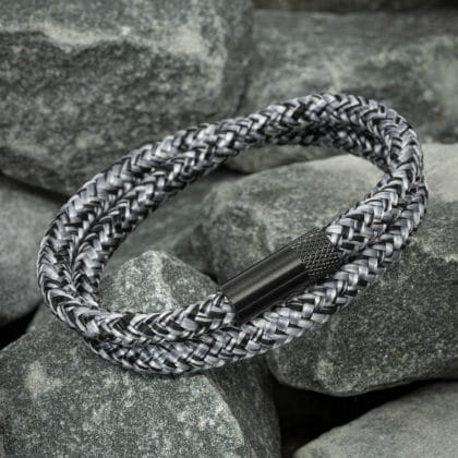 Navy™ Armband – Zwart & Wit