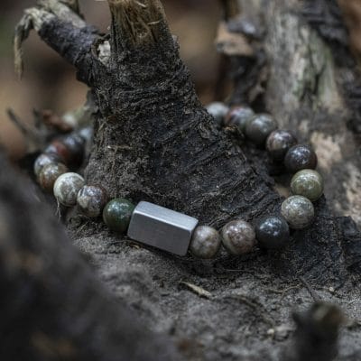 Neptunus 'Ocean Jasper' - Kralen armband - Afbeelding 10