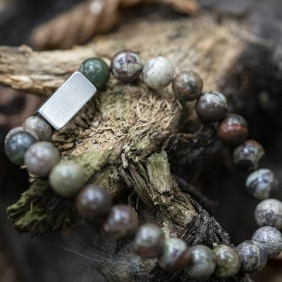 Neptunus 'Ocean Jasper' - Kralen armband - Afbeelding 3