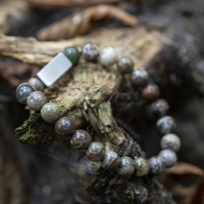Neptunus 'Ocean Jasper' - Kralen armband - Afbeelding 11