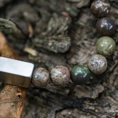 Neptunus 'Ocean Jasper' - Kralen armband - Afbeelding 7