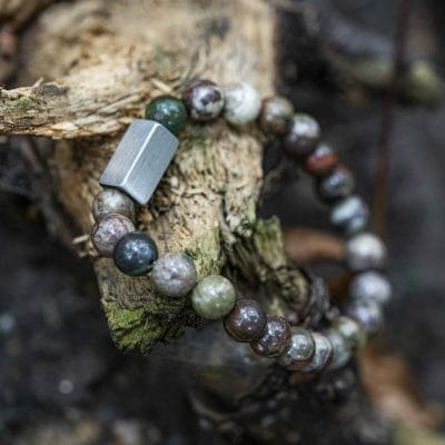 Neptunus 'Ocean Jasper' - Kralen armband - Afbeelding 6