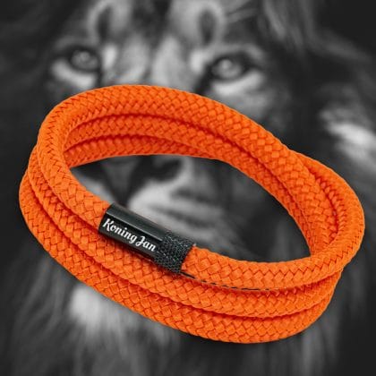 Oranje Koningsarmband – Met eigen Naam