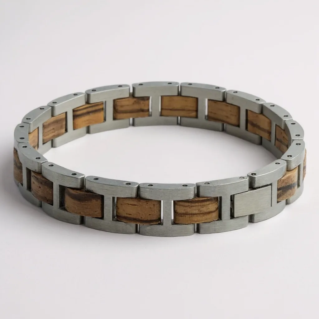 RVS Houten armband Grand Canyon 7
