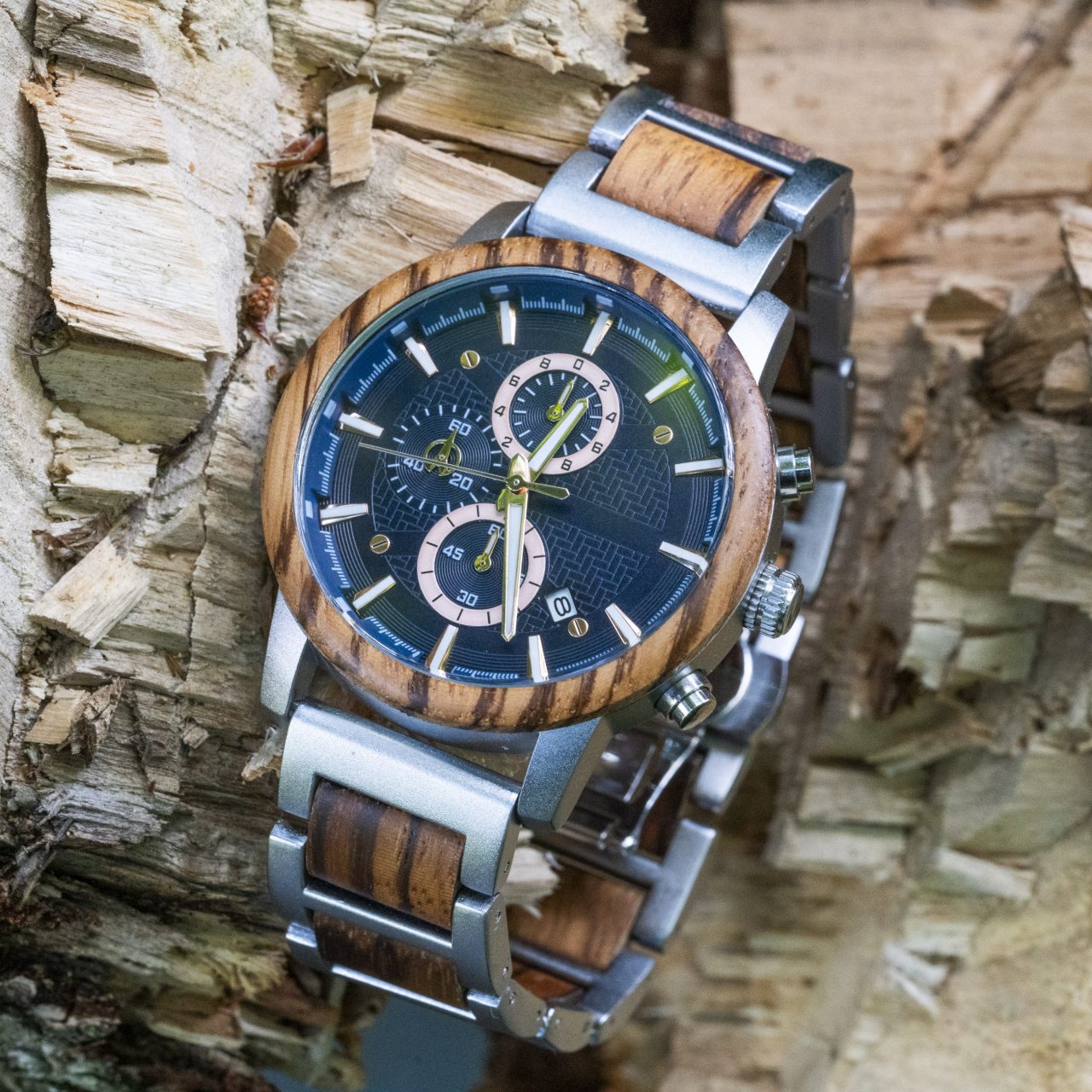 Ontwerp je eigen armband 30 Sailor TimberWood Houten Horloge