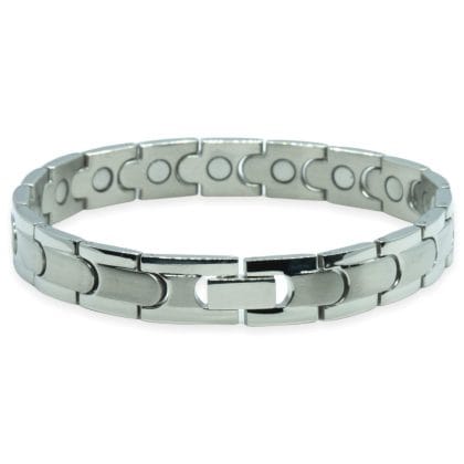 Tegen Psoriasis en Eczeem - Magnetiva® Chromen Magneetarmband