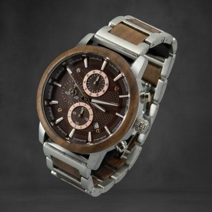 TimberWood Chronograaf Houten heren Horloge