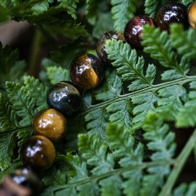 Trio Tijger Eye: Gele Tijgeroog, Valkenoog (blauw) en Stierenoog (rood) Kralen Armband 5 Trio Tijger Eye: Gele Tijgeroog, Valkenoog (blauw) en Stierenoog (rood) Kralen Armband - Afbeelding 5