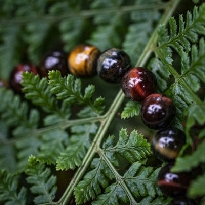 Trio Tijger Eye: Gele Tijgeroog, Valkenoog (blauw) en Stierenoog (rood) Kralen Armband 7 Trio Tijger Eye: Gele Tijgeroog, Valkenoog (blauw) en Stierenoog (rood) Kralen Armband - Afbeelding 7
