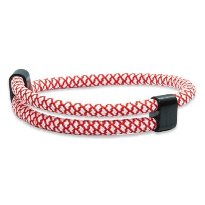 CordCraft | Verstelbaar touw – Wit Rood 3 CordCraft | Verstelbaar touw – Wit Rood - Afbeelding 3