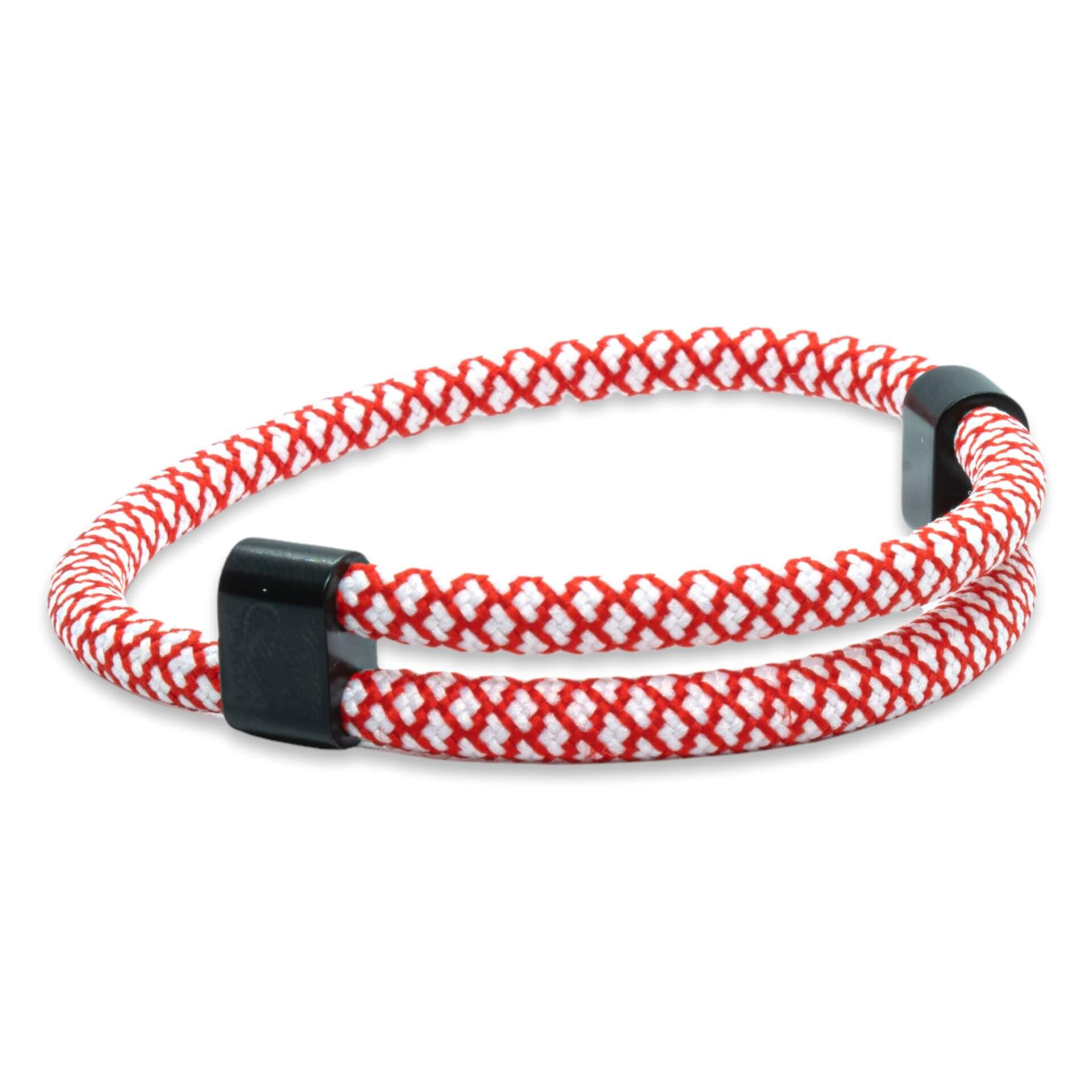CordCraft | Verstelbaar touw – Wit Rood 1 CordCraft | Verstelbaar touw – Wit Rood