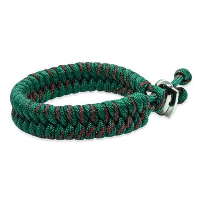 Viking Armband - Scandinavisch Gevlochten Touw (Zwart/Rood/Groen) - Afbeelding 6