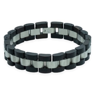 Zwart Ebbenhout (Instrumentenhout) – Houten Armband 2 Zwart Ebbenhout (Instrumentenhout) – Houten Armband - Afbeelding 2