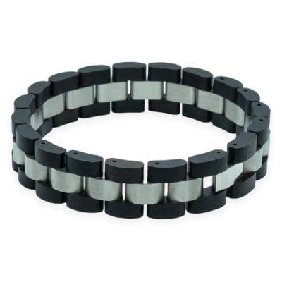 Zwart Ebbenhout (Instrumentenhout) – Houten Armband 5 Zwart Ebbenhout (Instrumentenhout) – Houten Armband - Afbeelding 5
