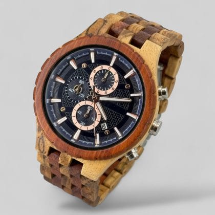 XXL Houten Heren horloge