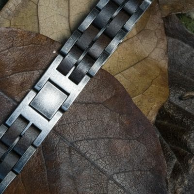 Zuid-Afrika – Kernhout & Verweerd Zilver Houten Armband 3 Zuid-Afrika – Kernhout & Verweerd Zilver Houten Armband - Afbeelding 3