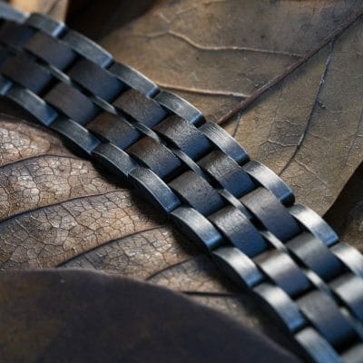 Zuid-Afrika – Kernhout & Verweerd Zilver Houten Armband 5 Zuid-Afrika – Kernhout & Verweerd Zilver Houten Armband - Afbeelding 5